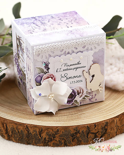 Papiernictvo - Darčeková krabička k 1. sv. prijímaniu / birmovke XXI - 18171130_