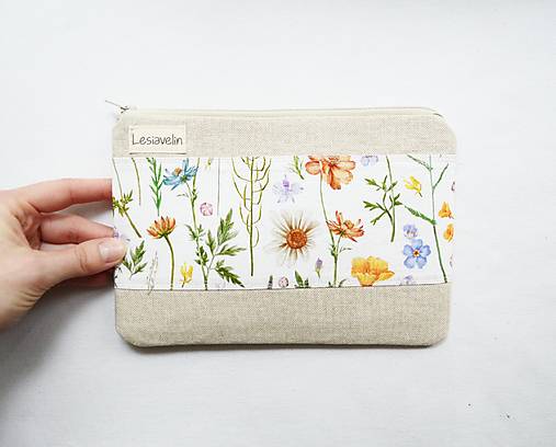 Taštičky - Taštička - Lúčne kvety - 18169961_