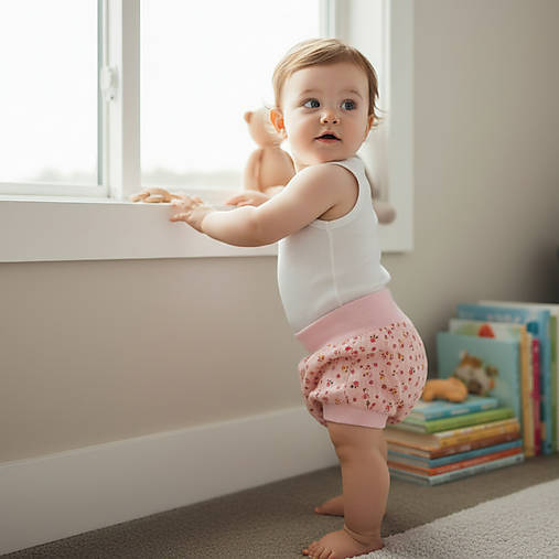 Kraťasky veľkosť 56/62, dvojitá gázovina