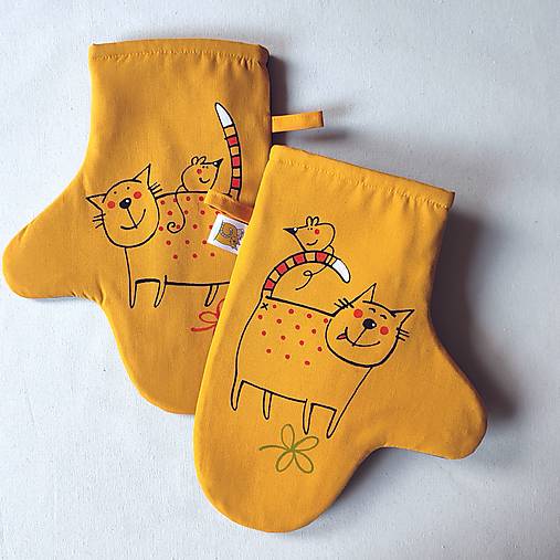 Úžitkový textil - JAZÝČEK - chňapky - 18171195_