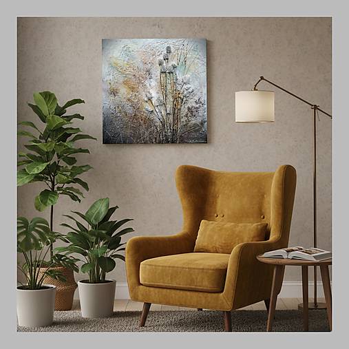 Obrazy - ,,Dotyk prírody,, 80x80 - 18170854_