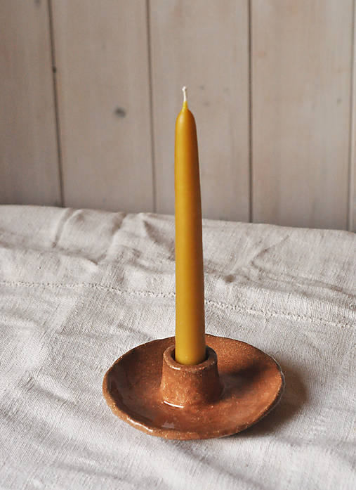 Svietidlá - Keramický svietnik - 18169710_