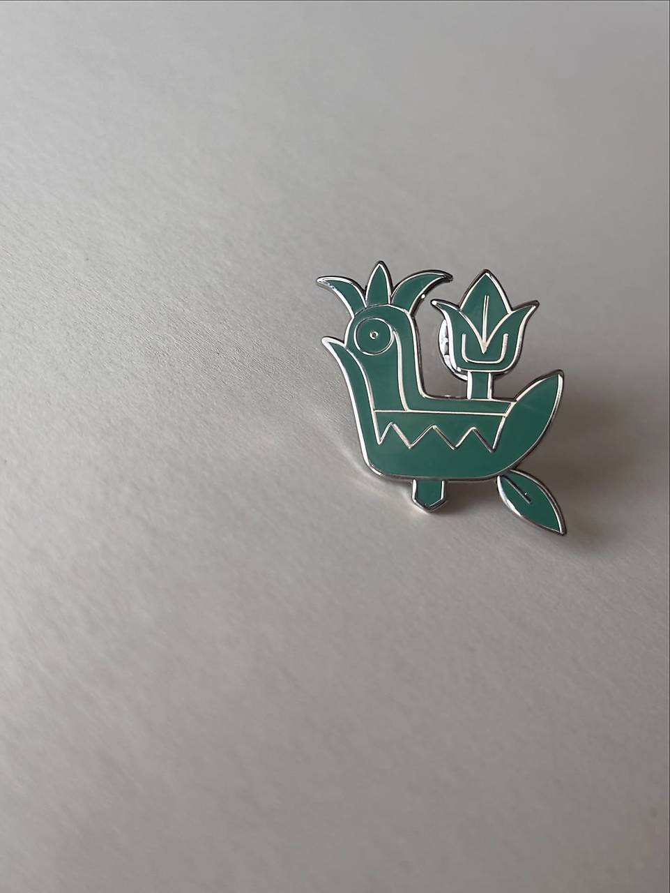 Kovová brošňa - Pravnianske ftáča