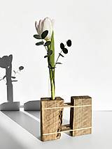  - NEXUS Dizajnový orechový stojan na aranžmány - 18170724_