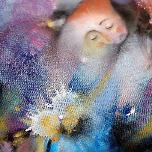 Nočné kvety z rána/ plátienko pre Alicu