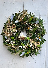 Dekorácie - Prírodný veniec - 18172670_
