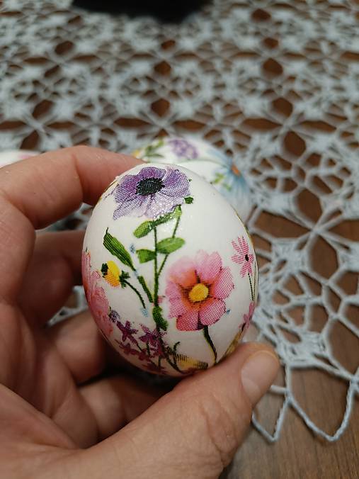 Dekorácie - Vajíčka s letnou lúkou - 18173583_