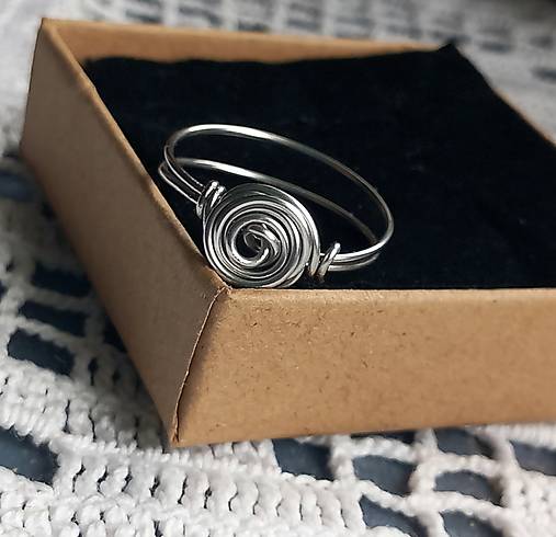 Prstene - Ruža-chirurgická oceľ - 18172410_