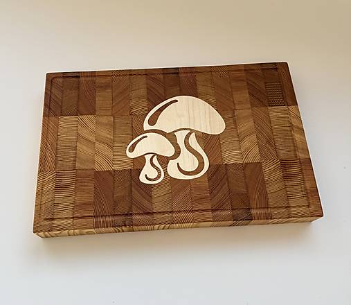 Doska na krájanie (hríby) - priečny rez