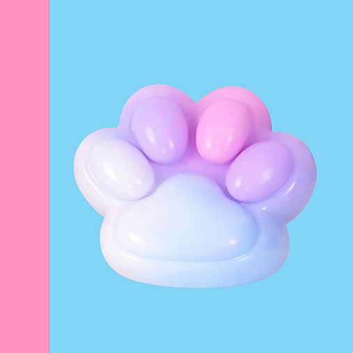 Iný materiál - Squishy Labka - cena je za 2 kusy - ihneď k odoslaniu - 18173907_