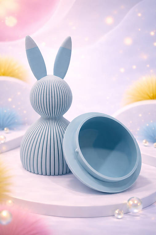 Moderný 3D zajačik – na sladkosti