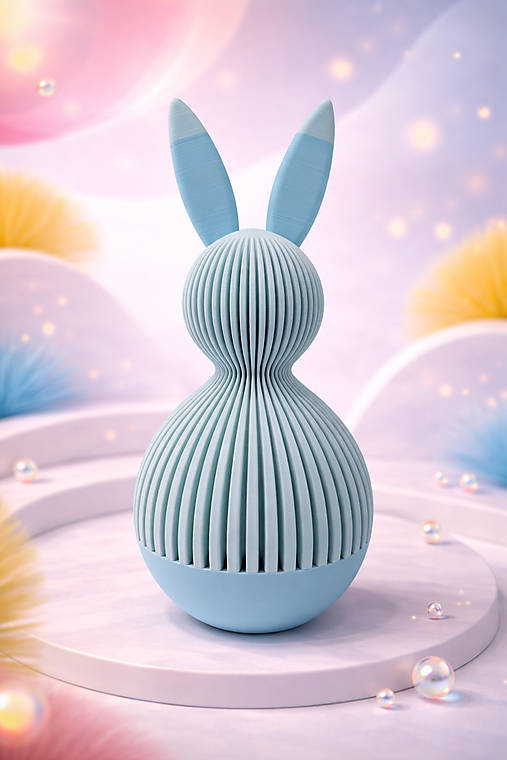 Moderný 3D zajačik – na sladkosti