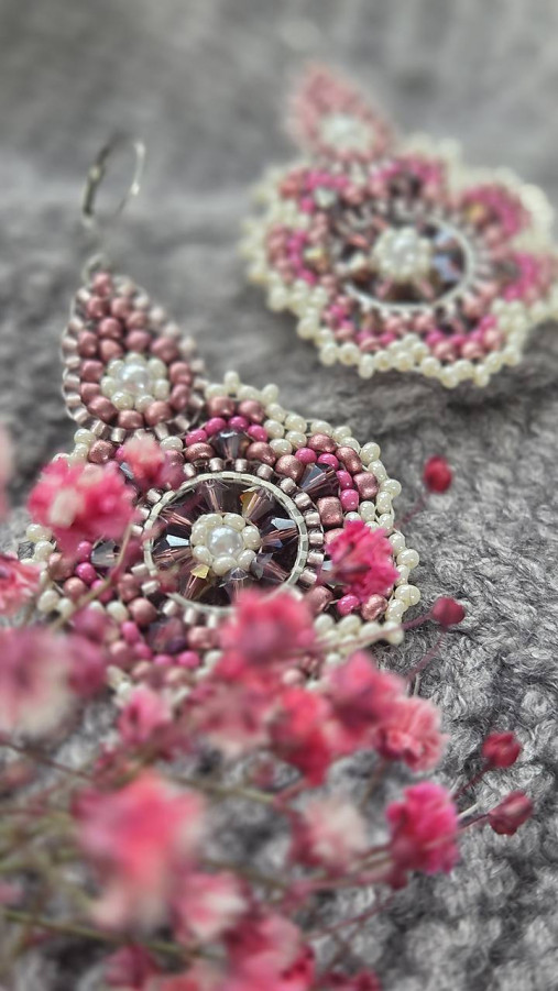 Náušnice Rose Mandala