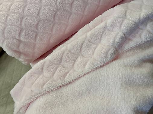 FLEECE/ŠUPINKY BABY RUŽOVE