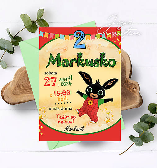 Pozvánka Bing (vzor 2)