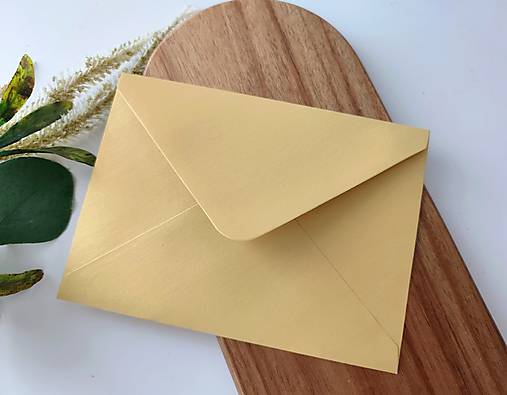 Pozvánka na 1. sväté prijímanie B01 (Zlatá obálka)