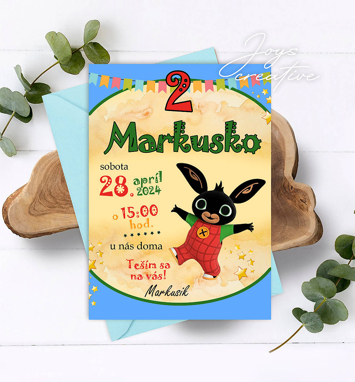 Pozvánka Bing (vzor 1)