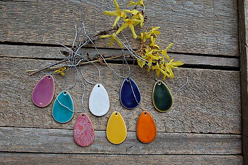 Dekorácie - Keramické vajíčko - 18175036_