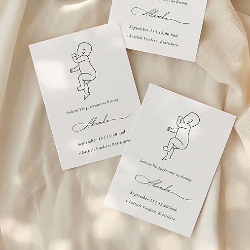 Papiernictvo - Pozvánka na krstiny 01 - 18176303_