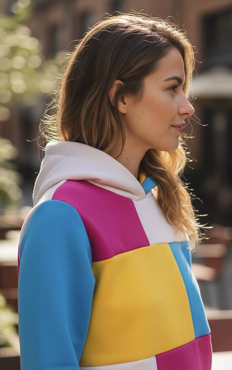 Farebná mikina XS/S