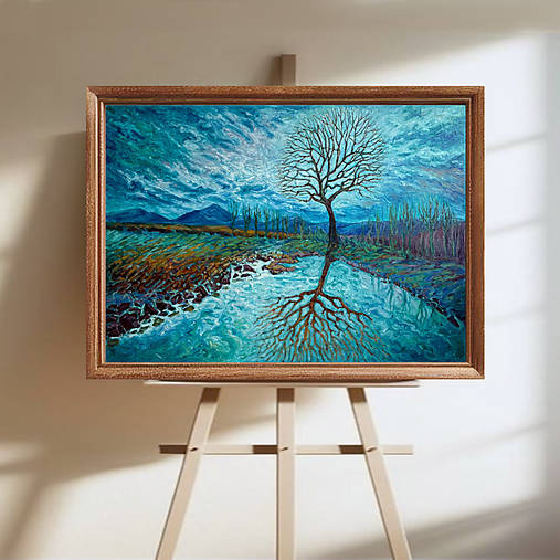 Obrazy - Novembrový súmrak 50x70 - 18174508_