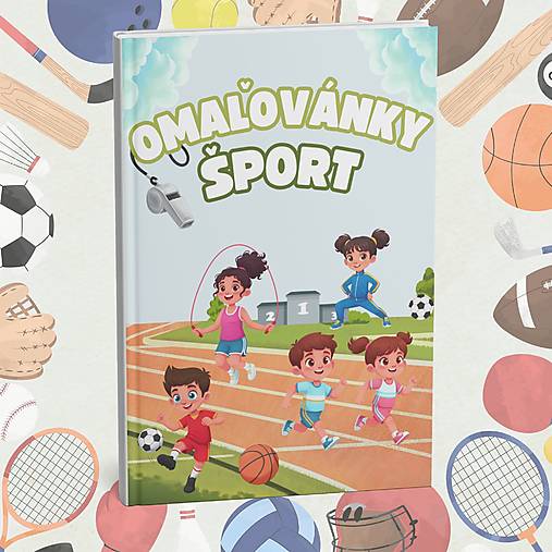 Hračky - Omaľovánky pre deti Šport PDF - 18174343_