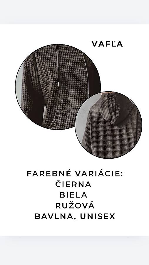 Mikiny ChroNika – keď chceš mať pokoj aspoň navonok