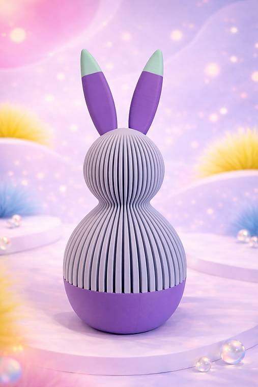 Moderný 3D zajačik – na sladkosti