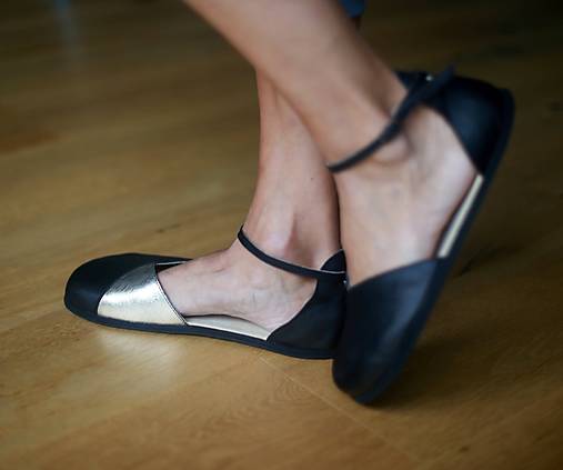 Ponožky, pančuchy, obuv - Sandálky kožené barefoot - 18174897_