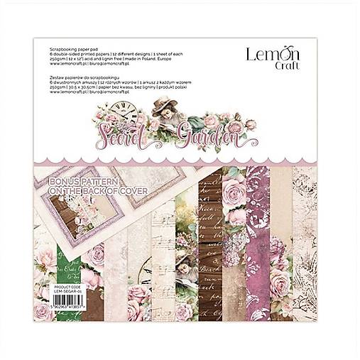 Papier - Scrapbook papier Lemoncraft Secret Garden 12x12 - 18178351_