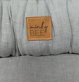 Detský textil - Ľanové hniezdo pre novorodencov - 18177843_