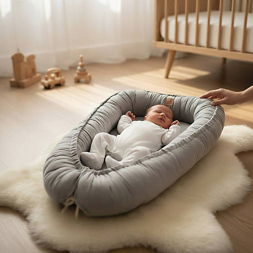 Ľanové hniezdo pre novorodencov