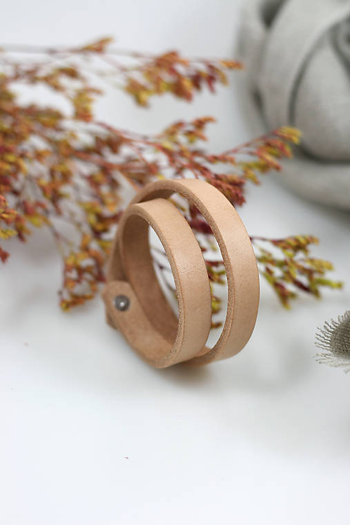 Prírodná raw casual šatka Nature zo 100 % ľanu v minimalistickom štýle