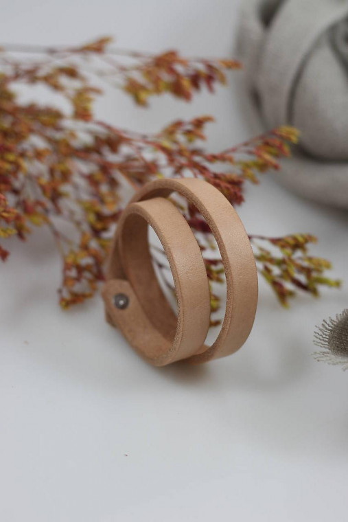 Prírodná raw casual šatka Nature zo 100 % ľanu v minimalistickom štýle