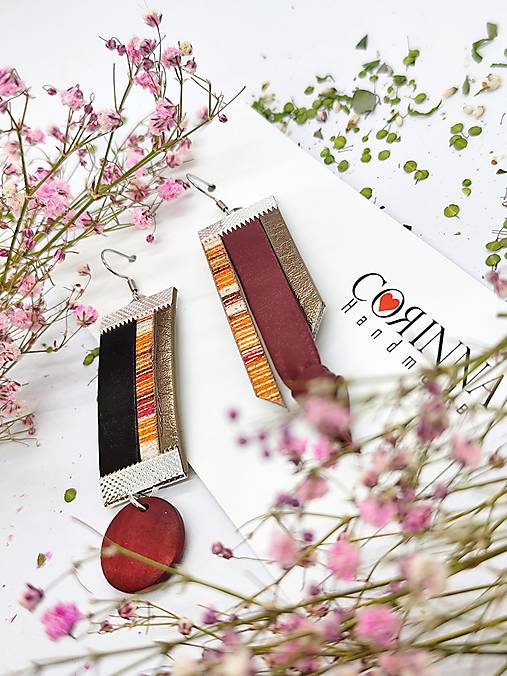 Asymetrické náušnice "GIGI"