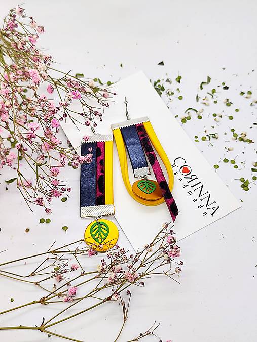 Asymetrické náušnice "ALENKA"