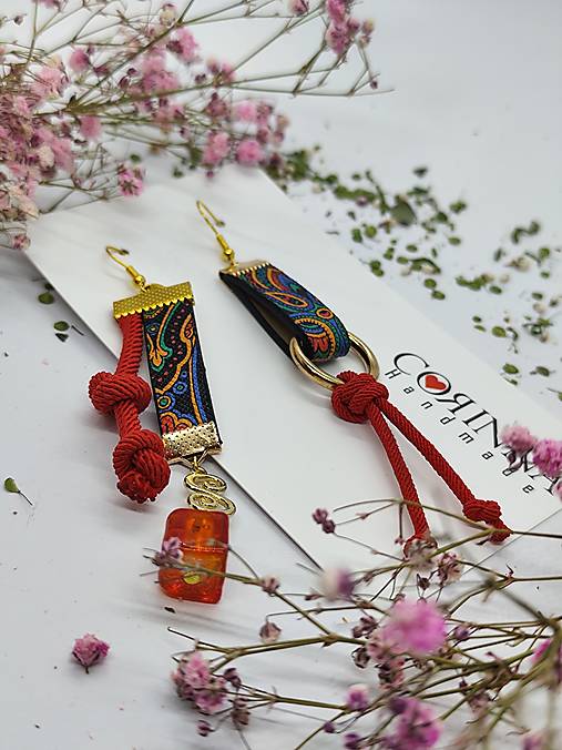 Asymetrické náušnice "BERRY"