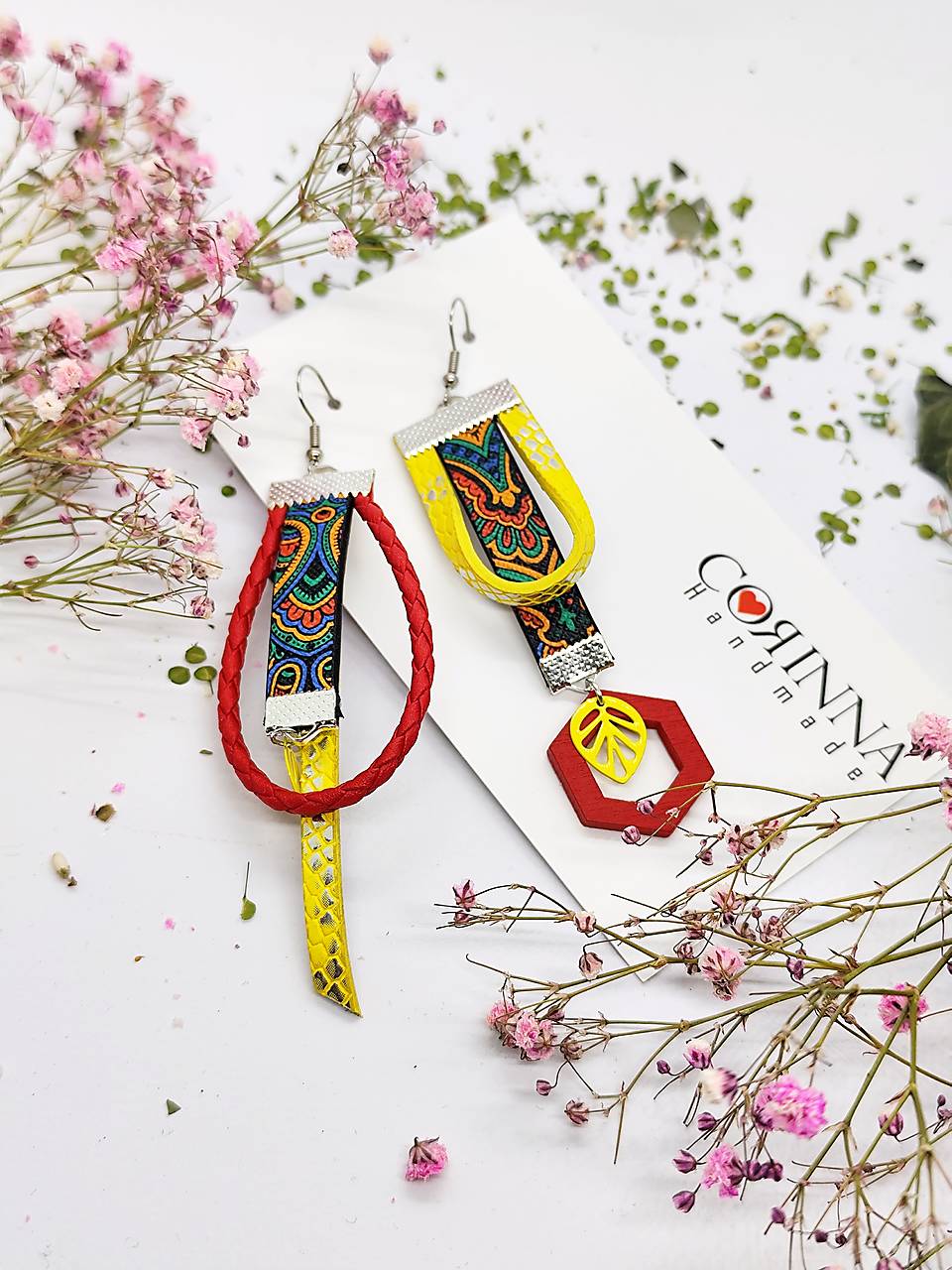 Asymetrické náušnice "KAY"