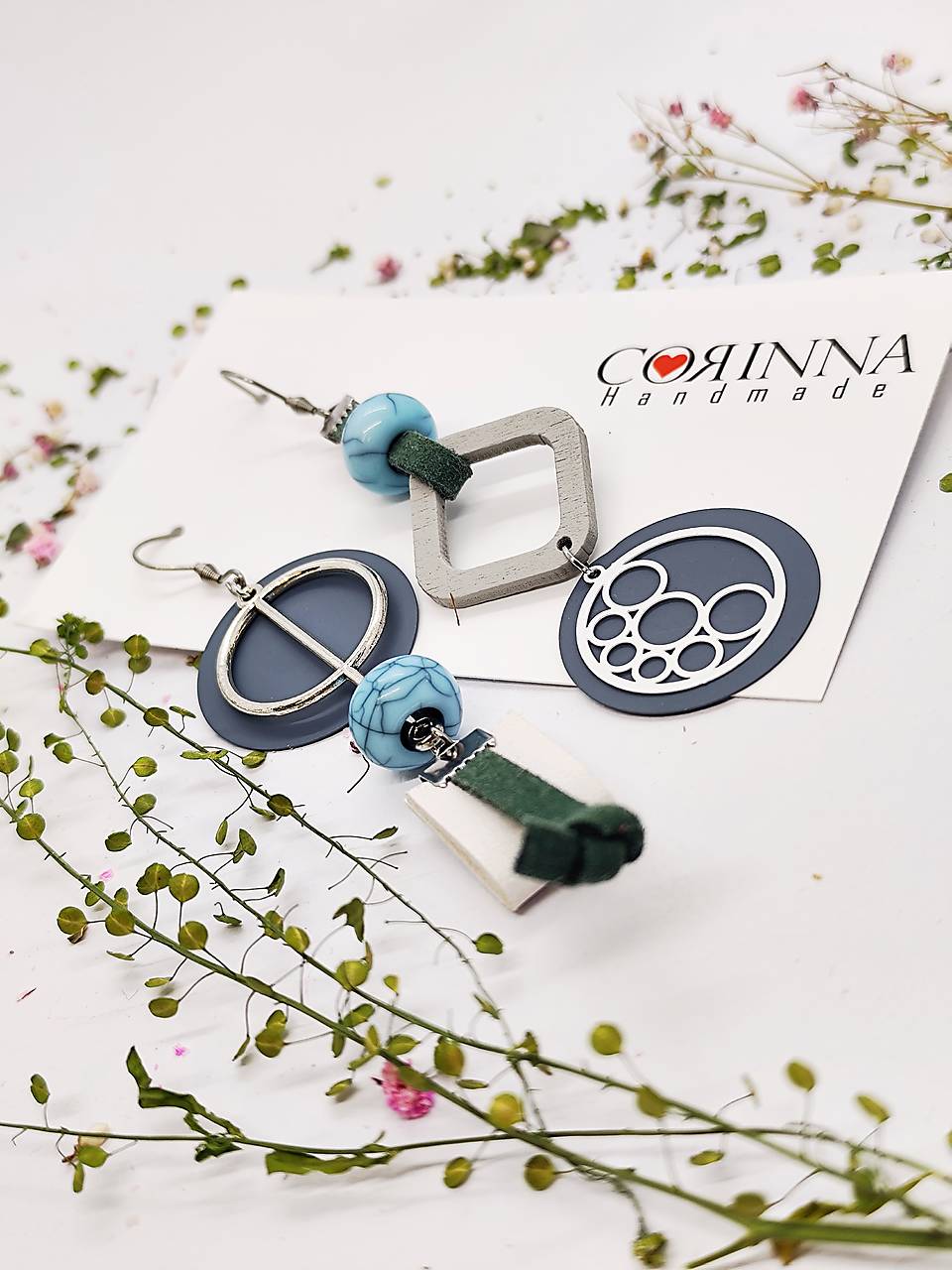 Asymetrické náušnice "MARÍNA"