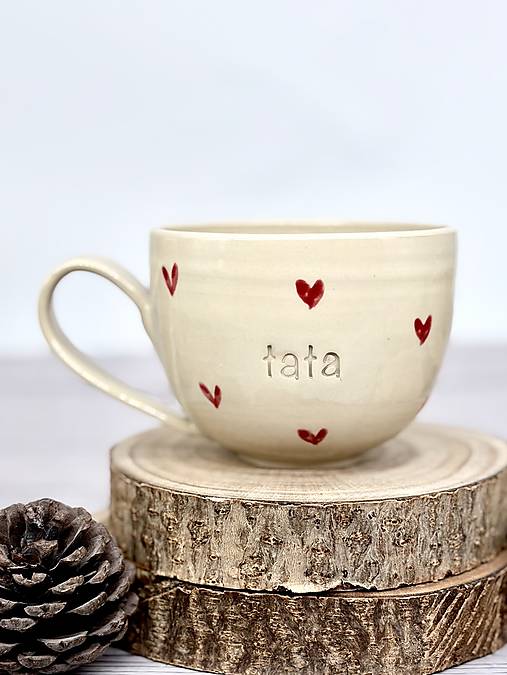 Love - šálka latte tata (280ml, s uškom)