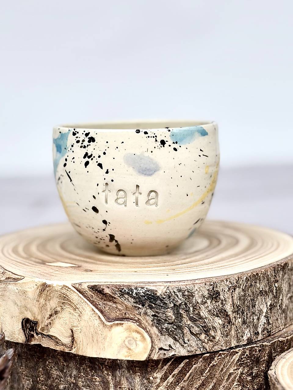 Fľaky - pohárik espresso tata (100ml, bez uška)