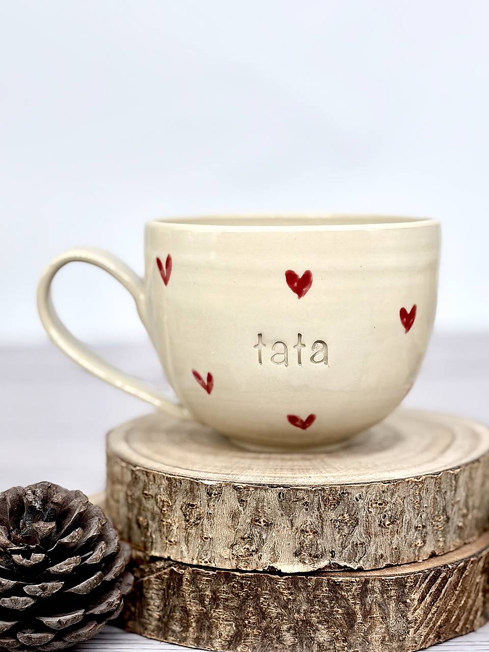 Love - šálka latte tata (280ml, s uškom)