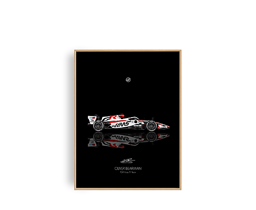 Limitované printy F1 2026 + Certifikát (Černé pozadí)