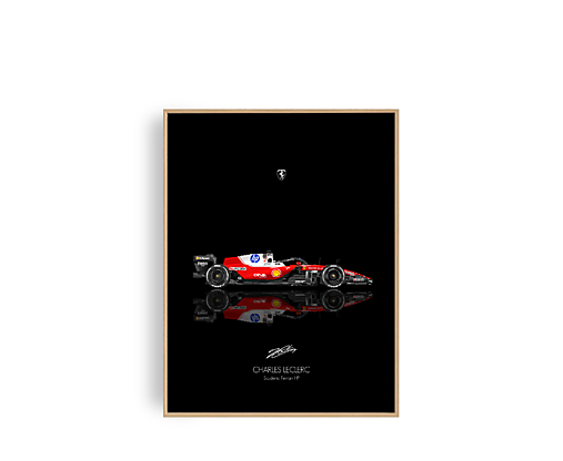 Limitované printy F1 2026 + Certifikát (Černé pozadí)