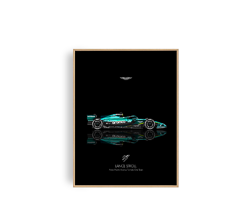 Limitované printy F1 2026 + Certifikát (Černé pozadí)
