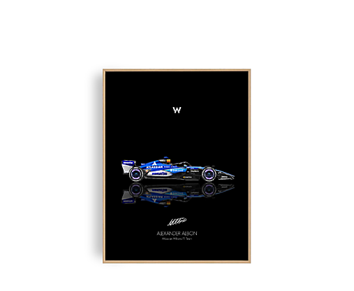 Limitované printy F1 2026 + Certifikát (Černé pozadí)