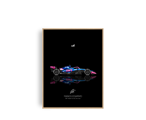 Limitované printy F1 2026 + Certifikát (Černé pozadí)