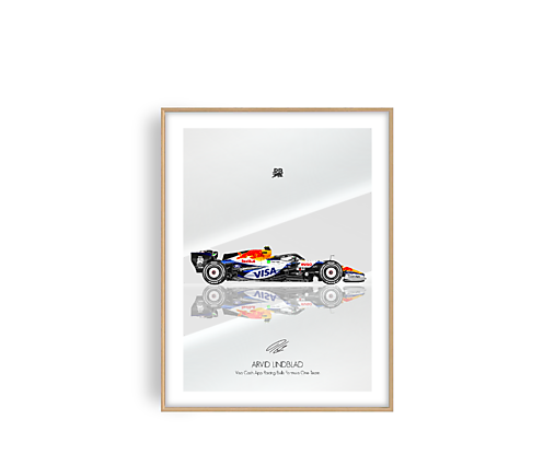 Limitované printy F1 2026 + Certifikát (Světlé pozadí)