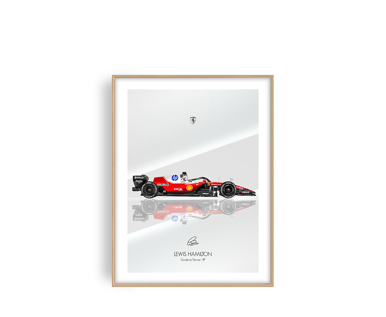 Limitované printy F1 2026 + Certifikát (Světlé pozadí)