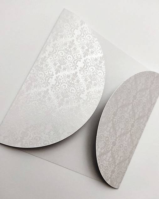 Papier - svadobné oznámenia Damask - sada 25 ks - 18177477_
